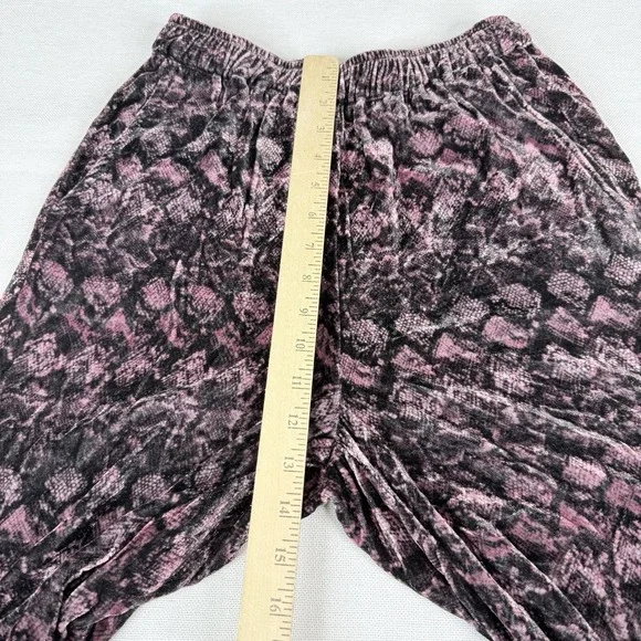 Johnny Was Los Angeles Women's XS Ulla Velvet Wide Leg Pants Embroidered Pocket - Picture 11 of 15